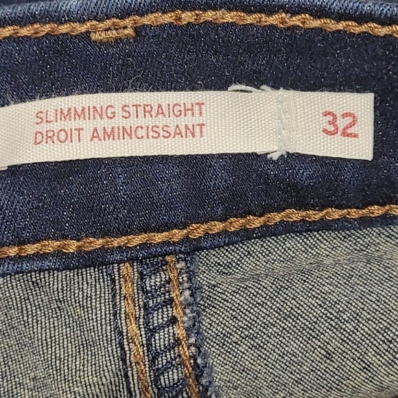 Levi's Slimming Straight medium wash  straight leg jeans with stretch - Picture 7 of 7